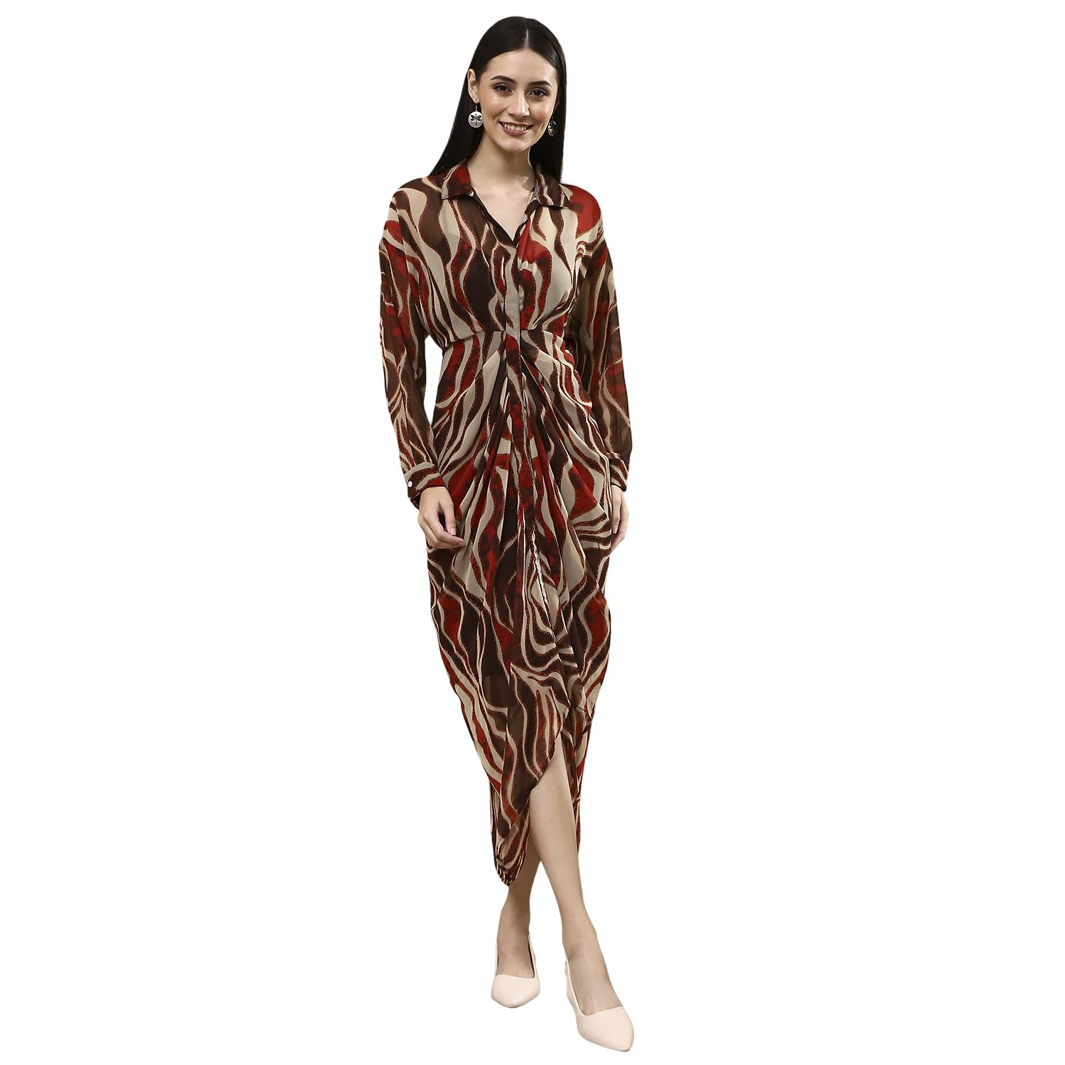 biba Women's Polyester Sheath Knee-Length Casual Dress-picture-34