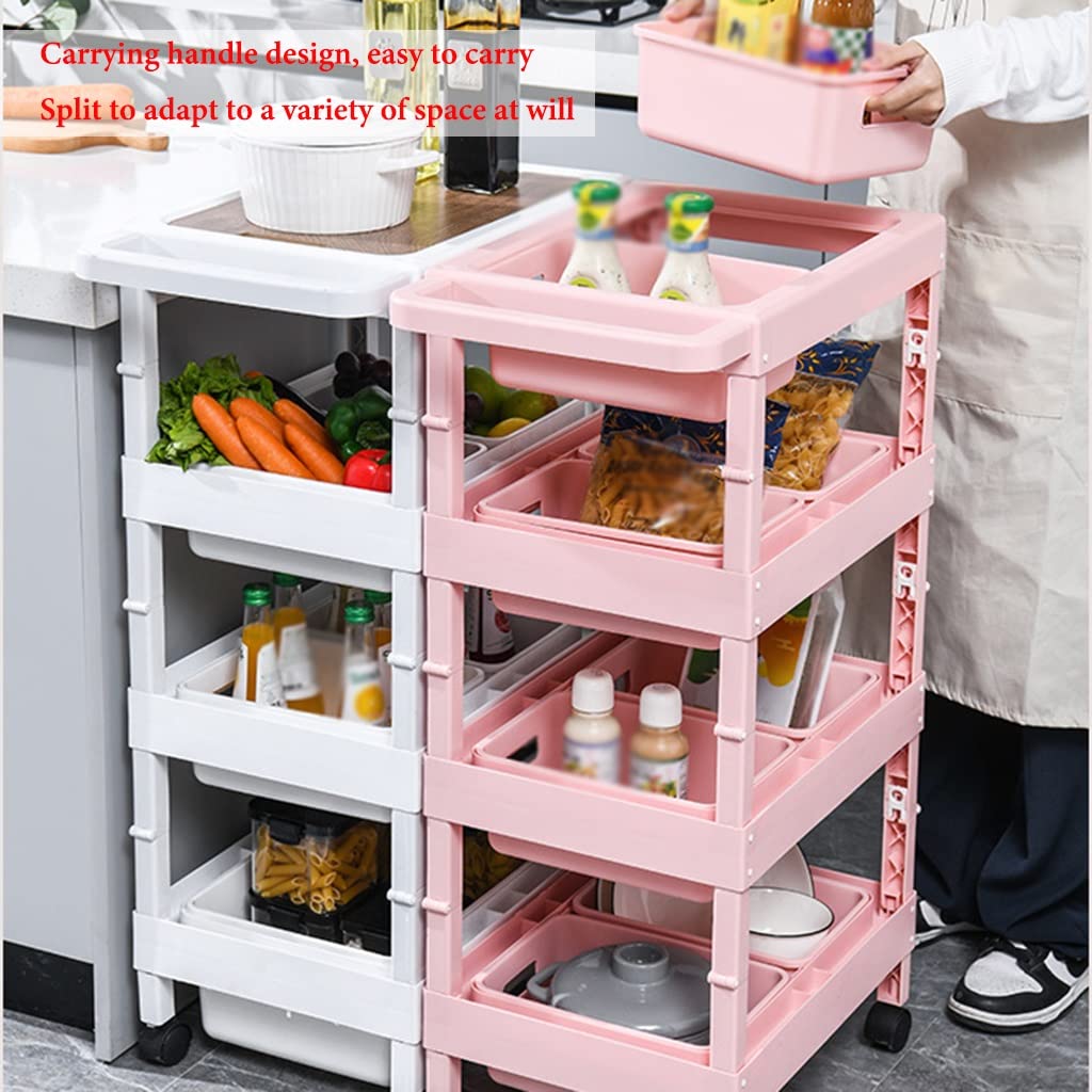 Carrello ripostiglio maniglia bagno cucina ufficio(3 Tier)