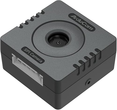 Arducam para módulo de cámara Arduino, cámara SPI de enfoque automático de 5MP, con lente de stock de 68.75  (D) y funda de cámara ABS, bajo consumo