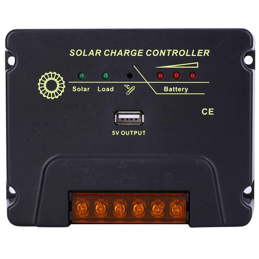 Marhynchus Controlador de Carga MPPT 12V 24V 20A Tablero de Control de