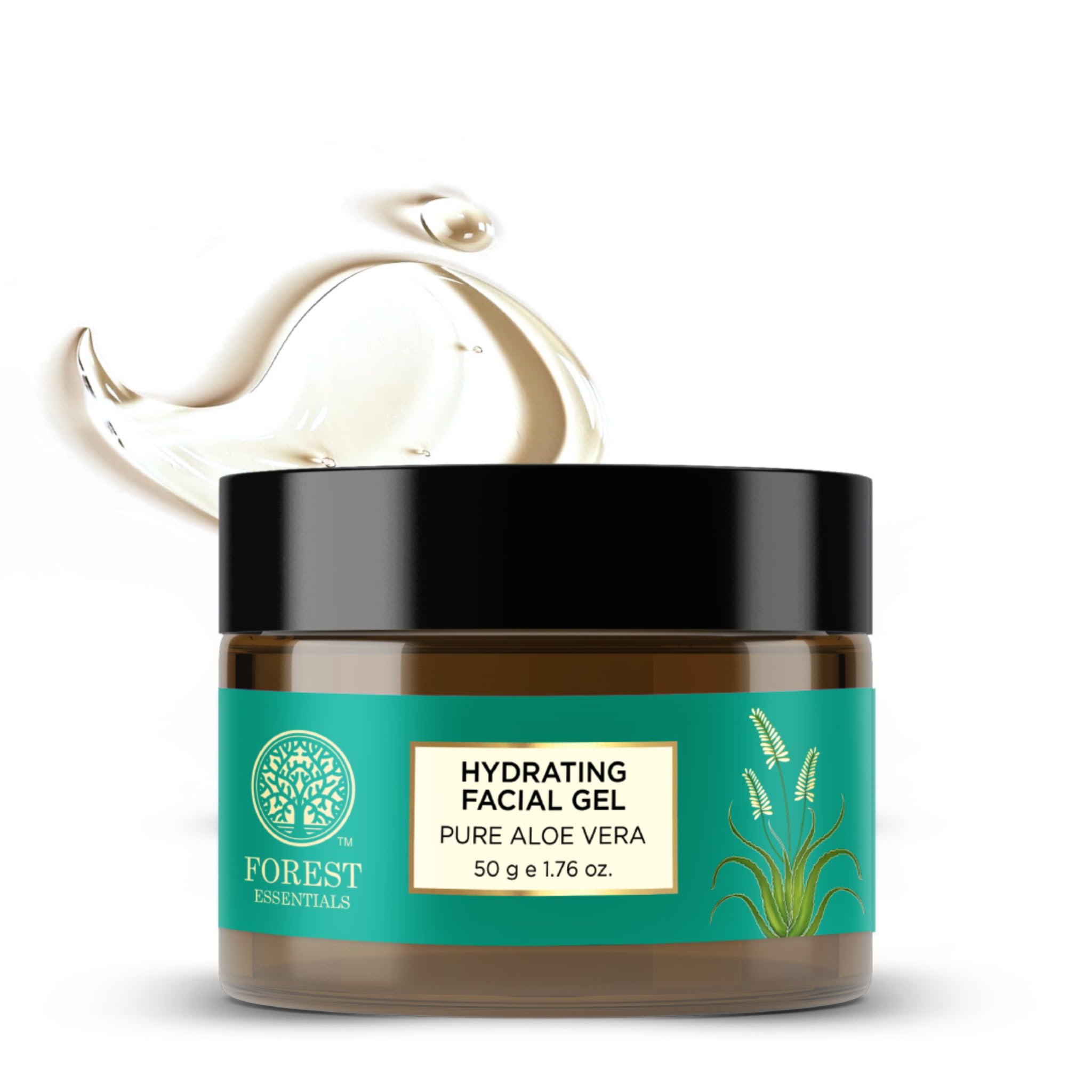 Forest Essentials Light Hydrating Facial Gel - Pure Aloe Vera 50g