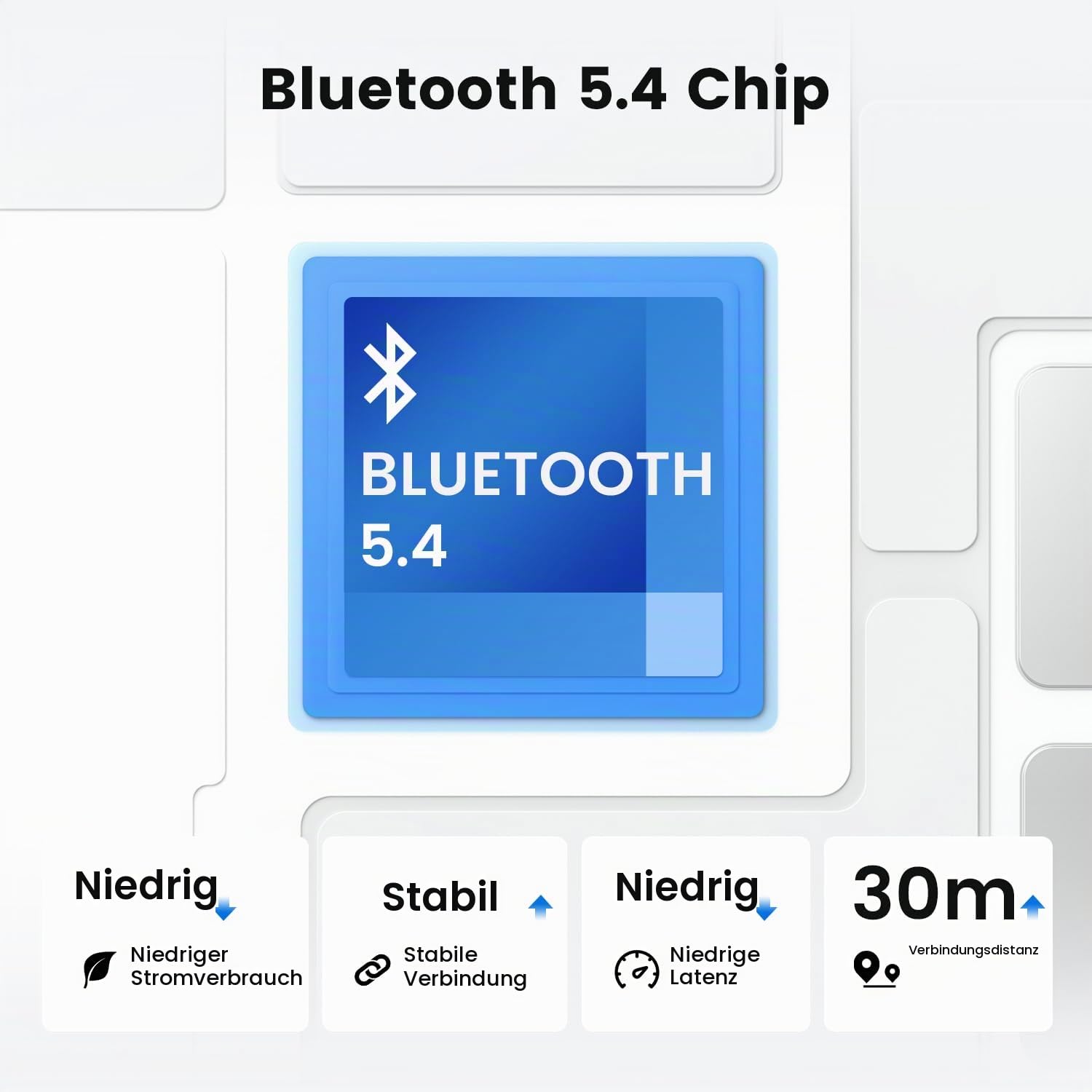 EKSA H3 Bluetooth Headset mit Mikrofon, [65 Stdn Wiedergabezeit & 30M Reichweite] Wireless Headset Mono PC Headset mit Mic Rauschunterdrückung, Upgraded 5.4 Bluetooth Kabellose Headset für Büro/Office
