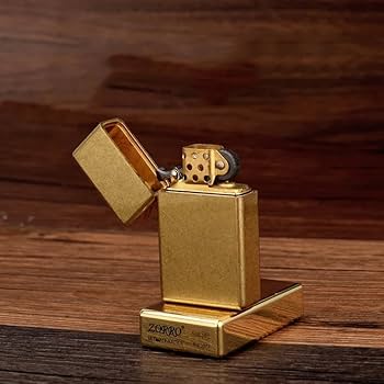 Amazon.com: Zorro 538 Thickened Brass Kerosene Lighter, Genuine