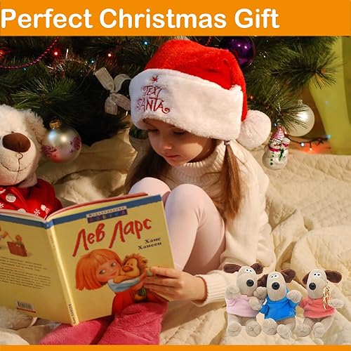 Miniatura 3 de Kinglighten Llavero de animales de peluche pequeños para cosplay, bonitos llaveros para mochilas, dijes de mochila para niñas, bolsas escolares