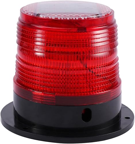 Miniatura 1 de Faddare Luces LED solares de advertencia intermitentes, luces estroboscópicas intermitentes de seguridad IPX6 con succión magnética para vehículos,