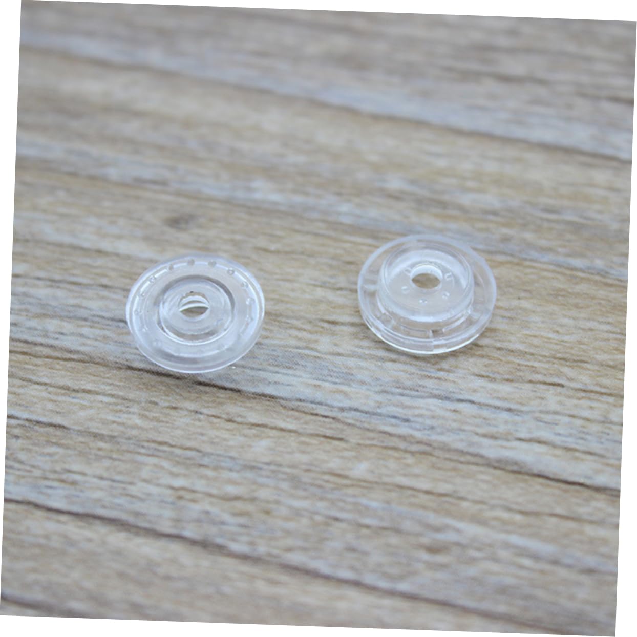 SHINEOFI 300juegos Botones De Presión De Plástico Transparente De Broches Para Ropa Accesorios De Costura Para Baberos y Ropa Infantil