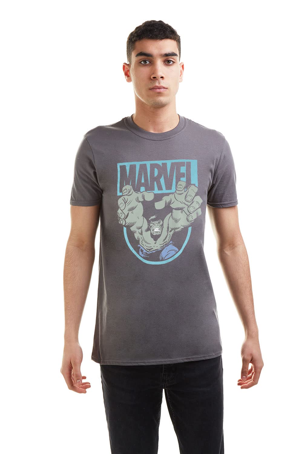 Marvel - Hulk Force - Mens T-Shirt - Charcoal - LRG