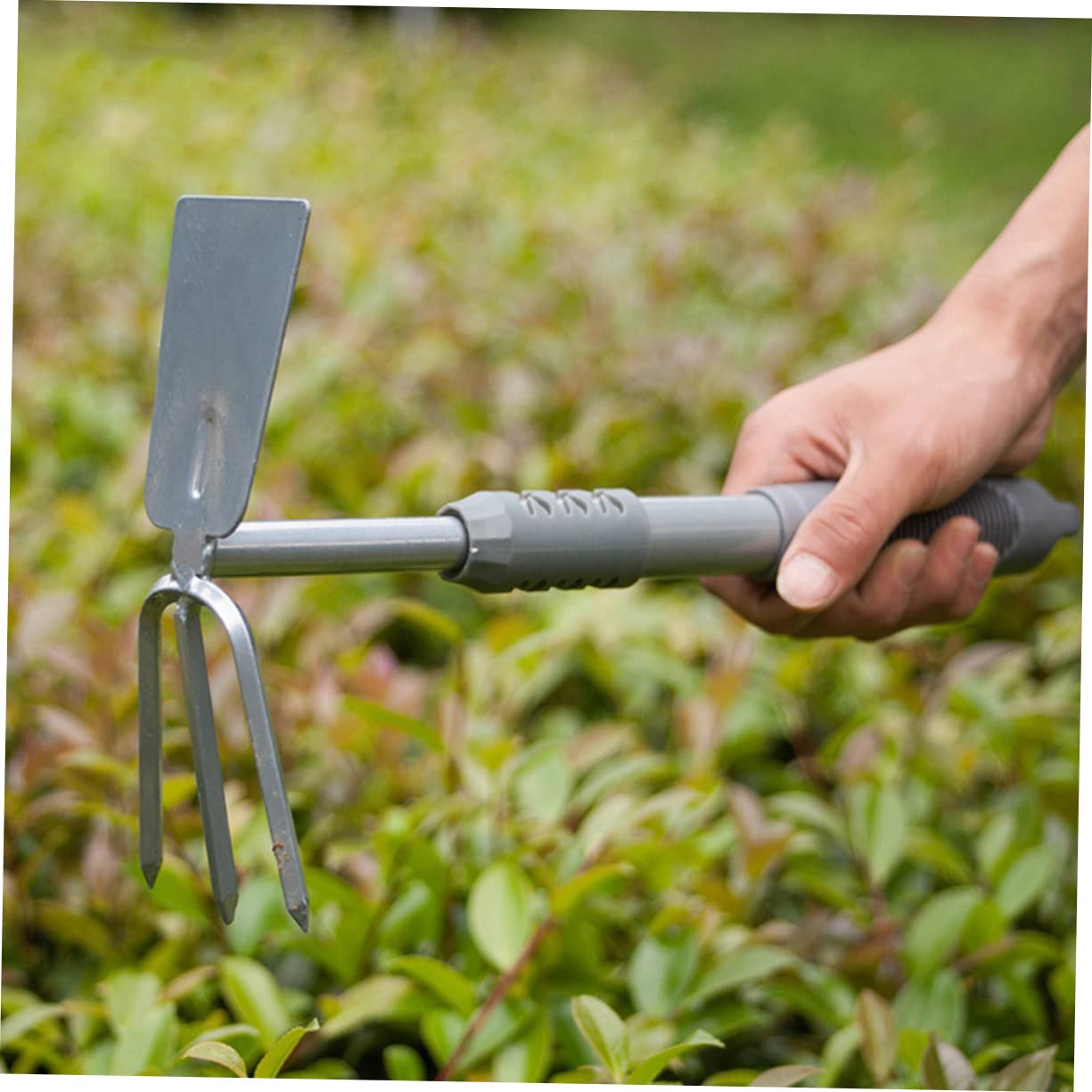 TOYANDONA Kit de Jardinage 3 Pièces Outils pour Creuser Le Sol, Pelle à Transplanter en Acier, Manche PVC, pour Semis et Repiquage