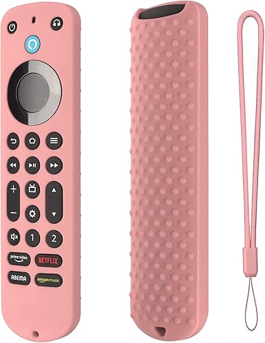 Vista 13 de Funda de silicona para Voice Remote Pro 2022, funda de silicona para control remoto por voz Pro 2022 con cordón (negro)