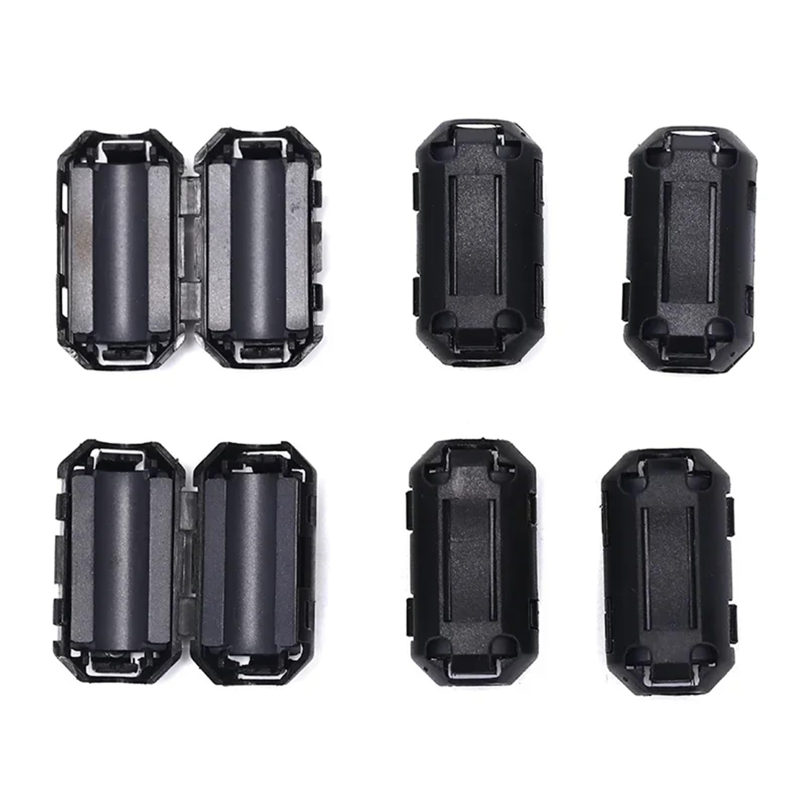Filtre en Ferrite 3.5/5/7/9mm, 20 pièces, Noyau toroïdal, Clip de Perle de Ferrite, Starter EMI RFI, Clip de Filtre de Bruit for câble USB/vidéo, Cordon d'alimentation(3.5mm-ui1000)