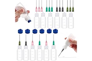 Essential 12 Pack Needle Paint Applicator Bottles