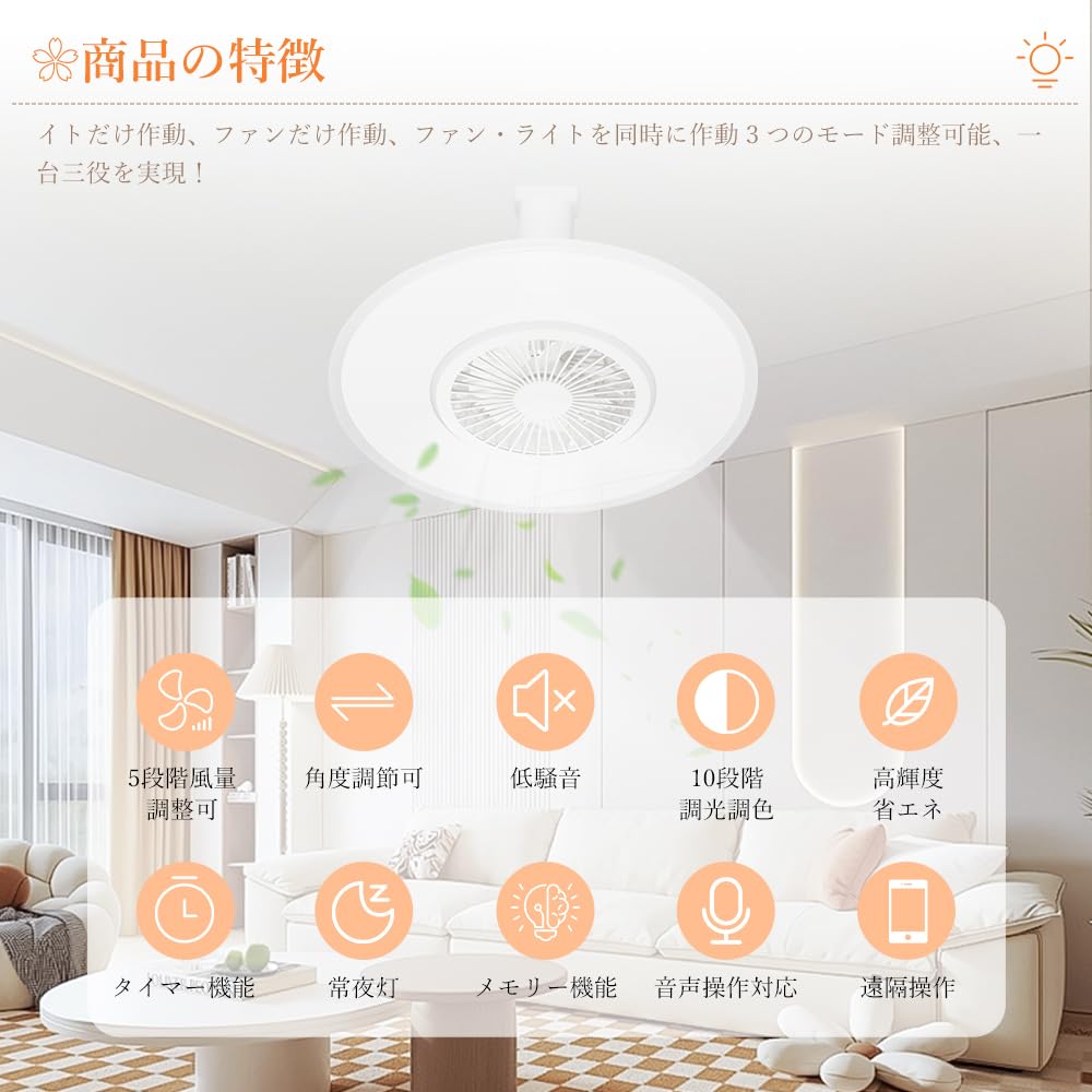 Amazon.co.jp : 【Alexa・Google Home対応】シーリングファン