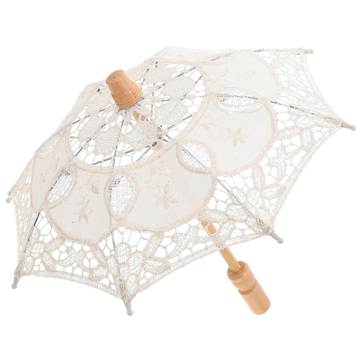 CALLARON 3stücke Hochzeits-regenschirm Aus Spitze Mit Stickerei Eleganter Brautschirm Für Fotoshootings Leicht Und Tragbar Romantisches Hochzeitszubehör Für Stilvolle Hochzeiten