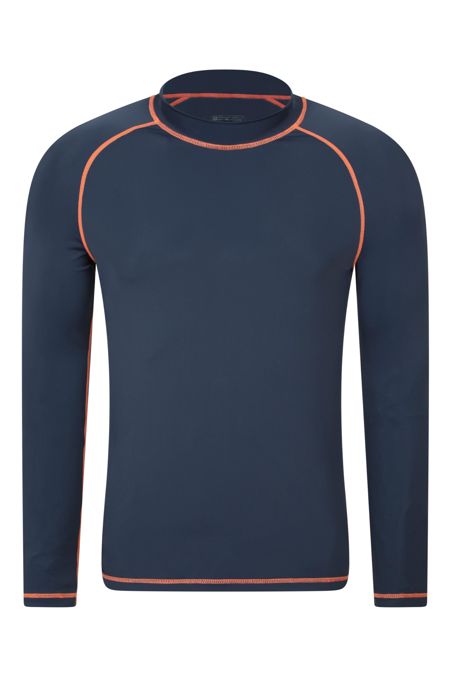 Mountain Warehouse Men's Indigo Long Sleeves Rash Vest - Quick Drying Rash Guard, Prevents Chafing, Upf50+ Sun Protection With Flat Seams - Spring Summer, Swimming & Surfing Xl