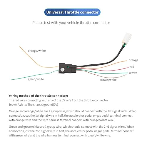 Miniatura 7 de EASYGUARD ECC001 eléctrico universal Cruise Control System Kit Car Speed Control limitador apto para coches DC12V con acelerador eléctrico de 6 hilos