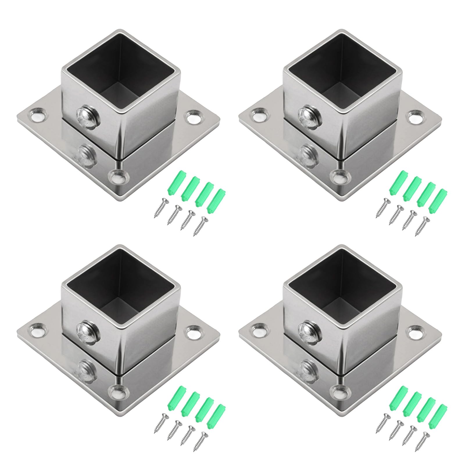 Reinforced Metal Closet Rod Holders with Erosion Flange Base Side Mount Brackets for Heavy Loads Not Clothes Rod Mount