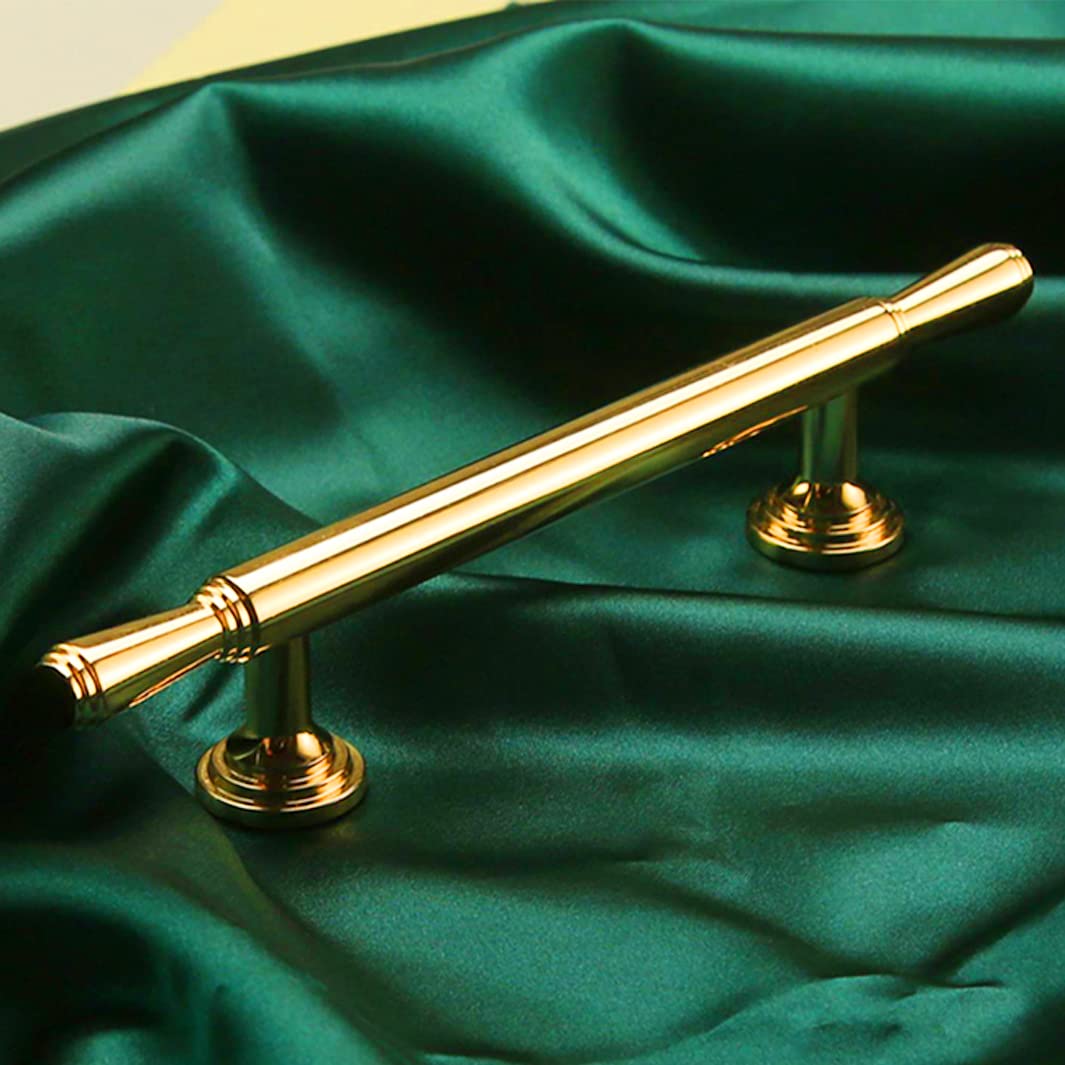 Simplicidad moderna, manijas for muebles, manijas for puertas de muebles, manijas for armarios, juego de 2 manijas for gabinetes de latón cepillado mate, doradas for armarios de cocina, manijas for ar