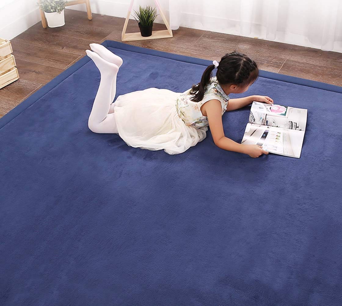 Fancytan Tappeto Gioco Per Bambini 150x200 Cm Rosa – Morbido, Spesso 2 Cm, Antiscivolo, Tatami, Lavabile - 2