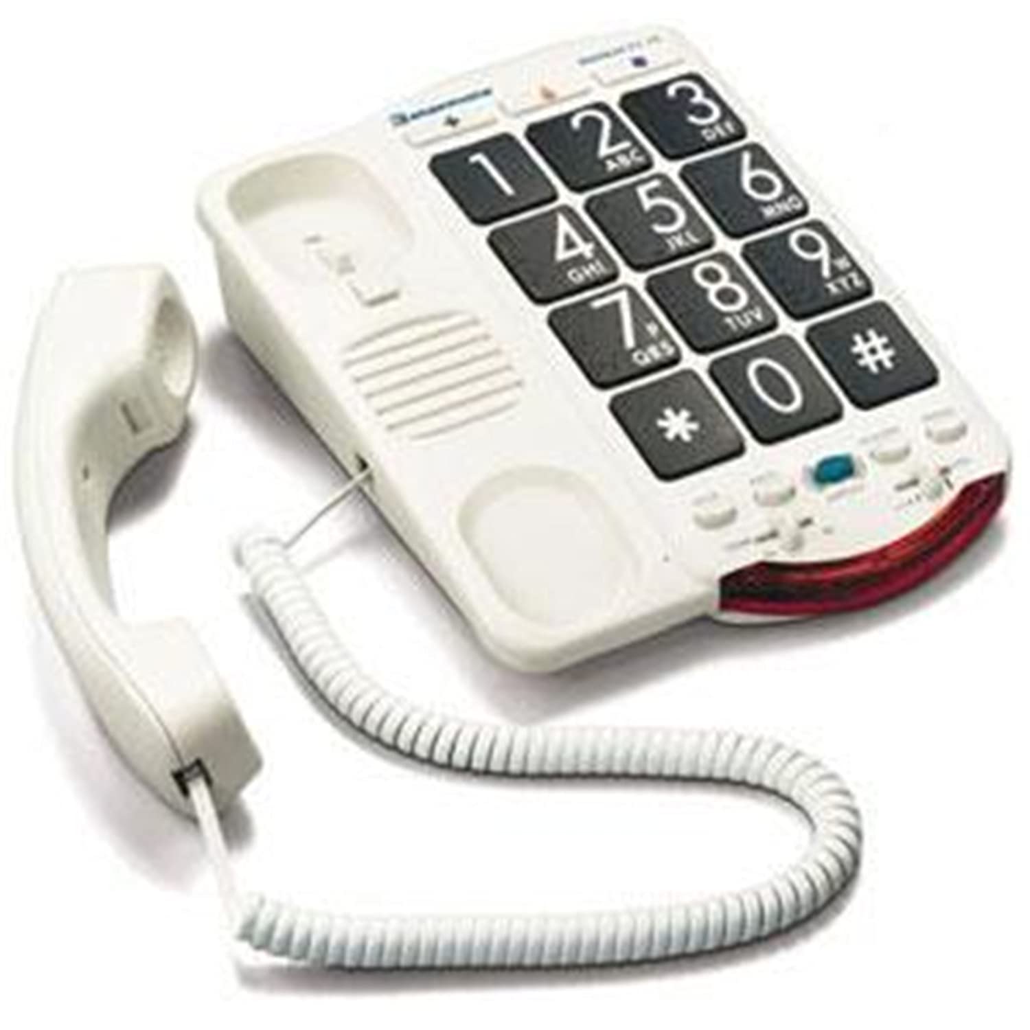 JV35 Big Button in. Braillein. Phone with Talk-Back Numbers Black Keys JV35 Big Button in. Braillein. Phone with Talk-Back Numbers Black Keys