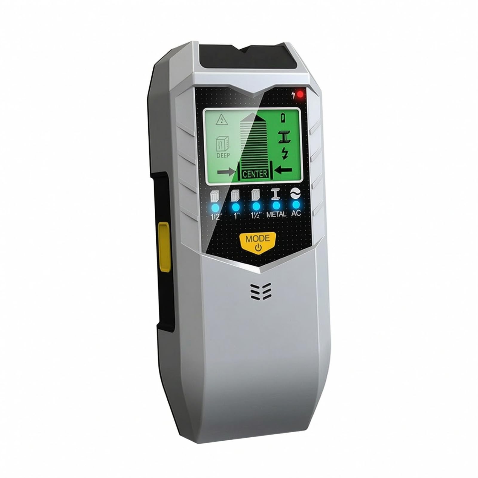 Rilevatore di Cavi Elettrici Portatile | Impugnatura Ergonomica Robusta, rilevatore da Parete con Display Cristallo Liquido, con Allarme Acustico,