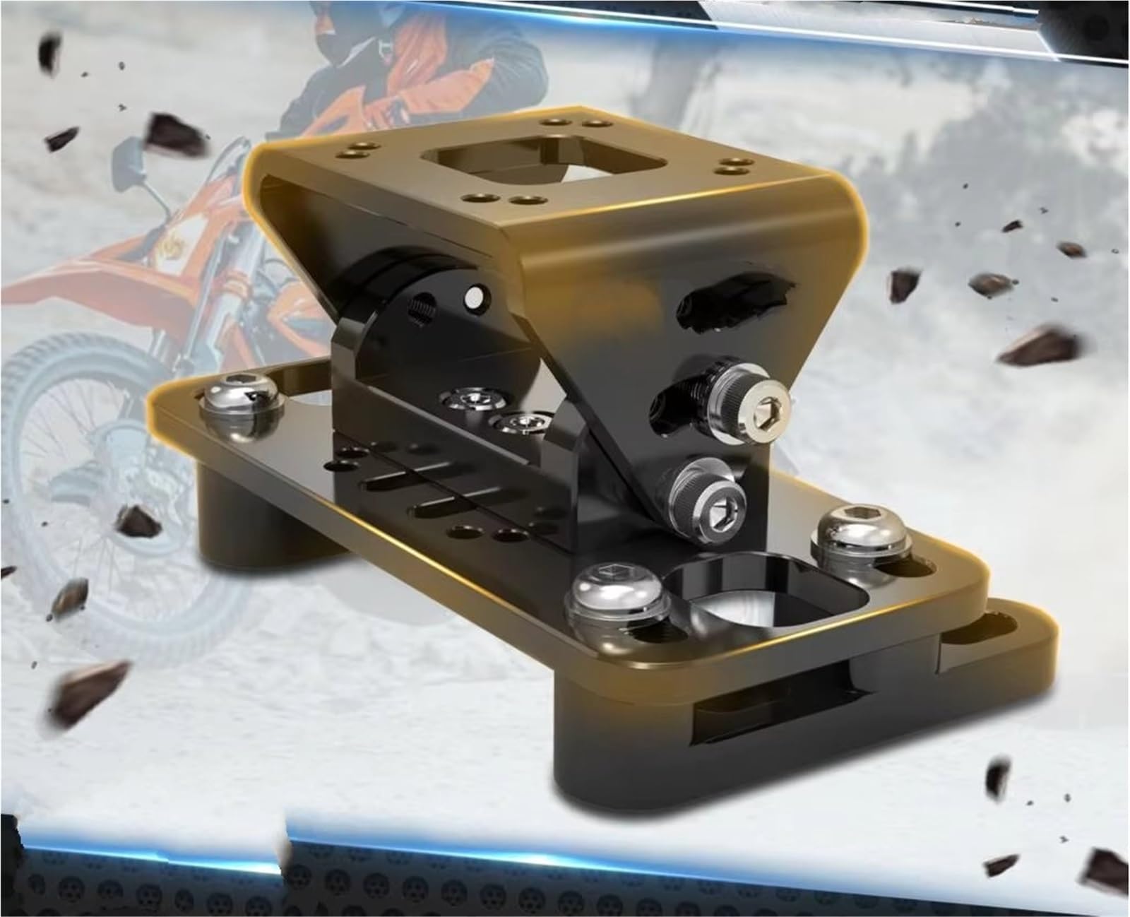 Soporte Navegación Placa Navegación Motocicleta para Soporte para CR para CRF CRFX 125 250 450 para África para Twin 1000/1100 Kit Montaje GPS para Teléfono Ajustable