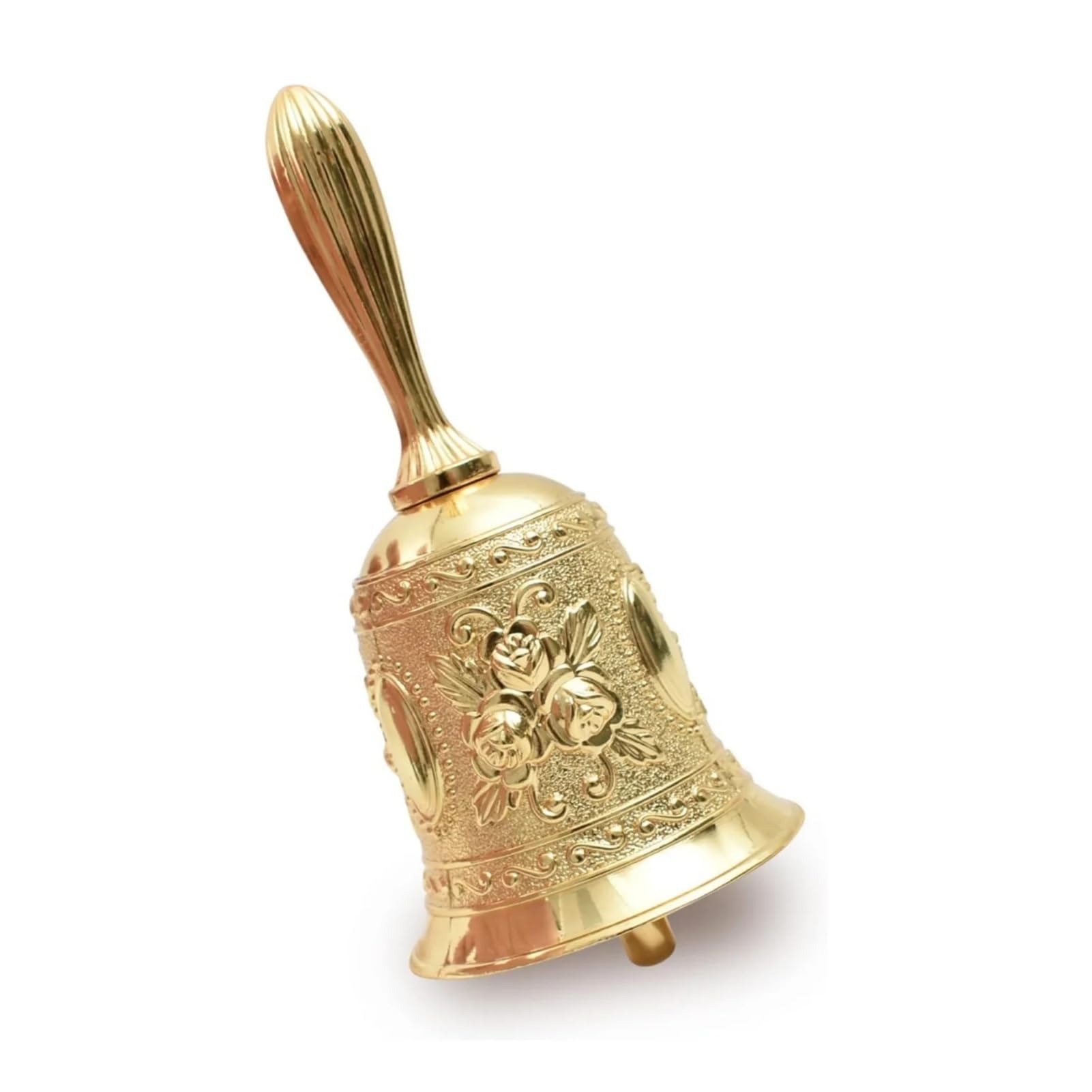 Cow bells with handle Retro Metalen Tone Hand Bel School Diner Bell