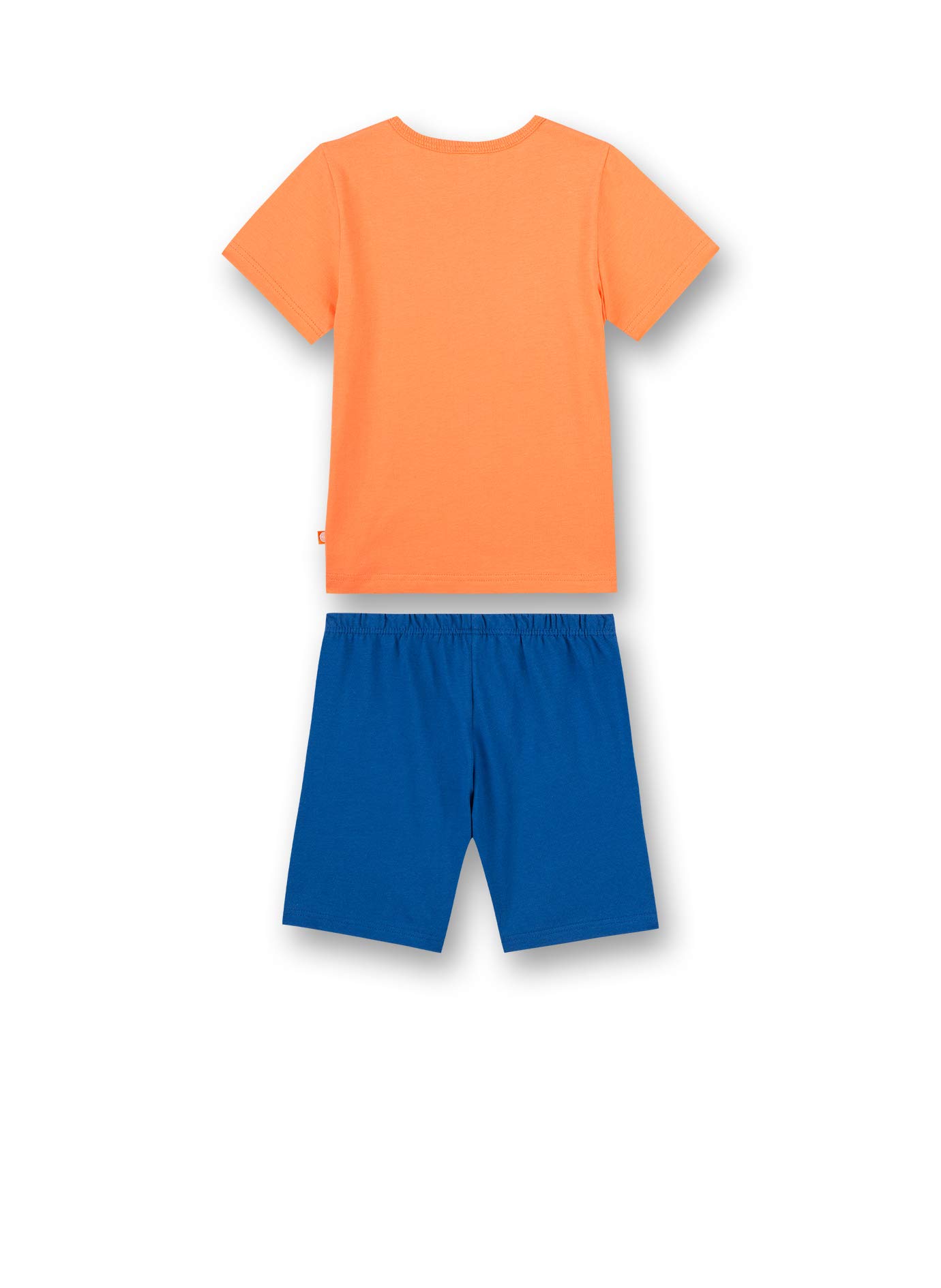 Sanetta Jungen Pyjama Short Orange Baby-und Kleinkind-Schlafanzüge