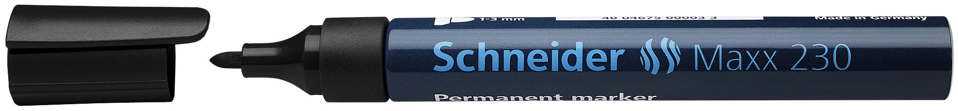 Schneider Round Tip Maxx 230 Permanent Marker - Black