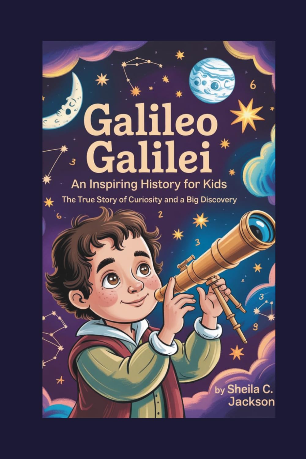 Galileo Galilei: An Inspiring History for kids: The True Story of Curiosity and a Big Discovery