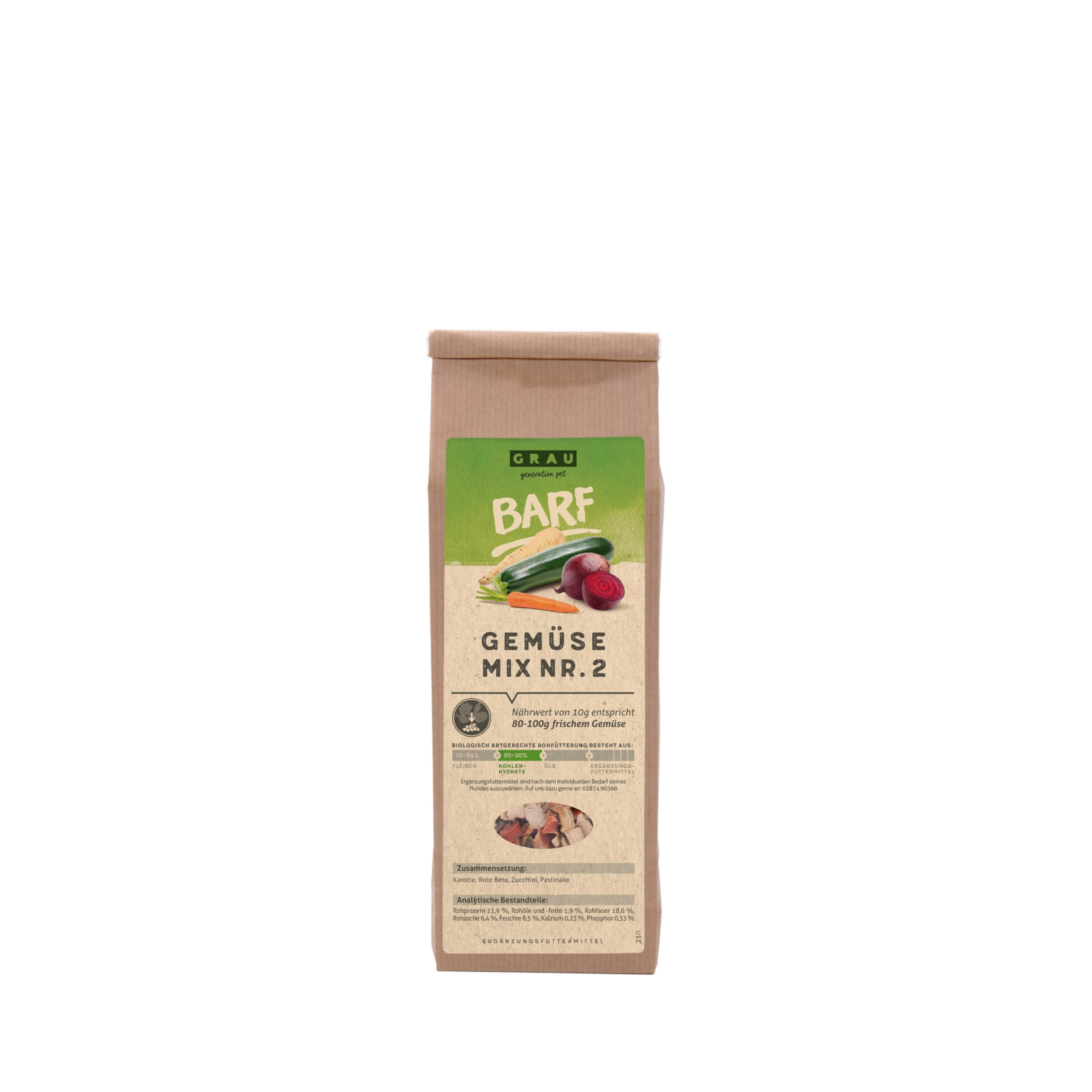 Grau El Original Mezcla de verdura deshidratada para menús Barf p...