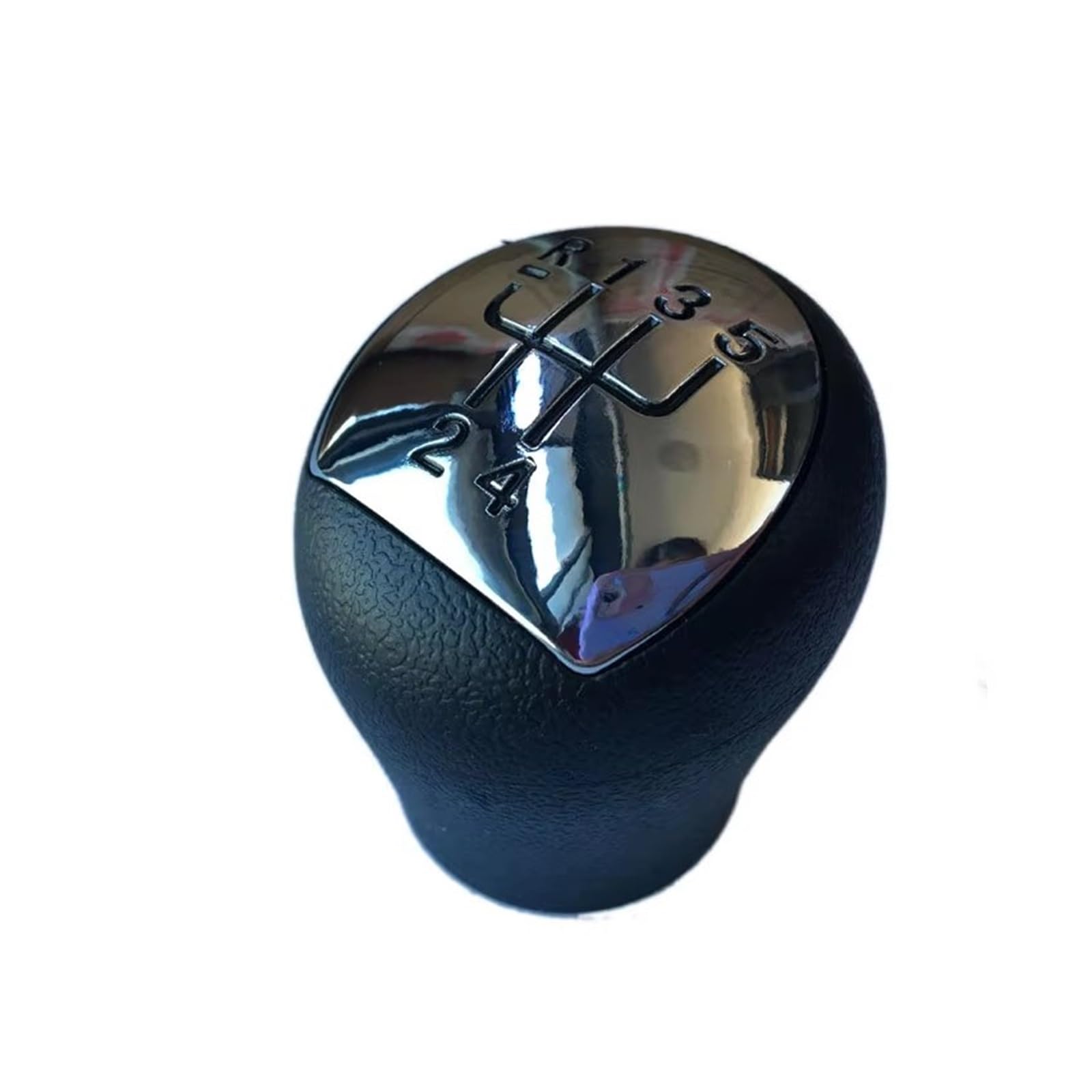 GHQFROP Transmission Gear Shift Knob for Clio Ii for Kangoo for Twingo 5speed Shift Gear Knobs Chrome Car Gear Stick Knob