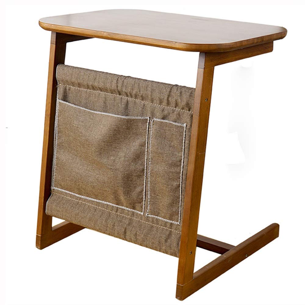 Axdwfd Small Square Table， Minimalist Bamboo Small Coffee Table Bedroom Bedside Living Room Sofa Mini Side Table3 Color 24 × 16 × 26inch (Color : Brown)