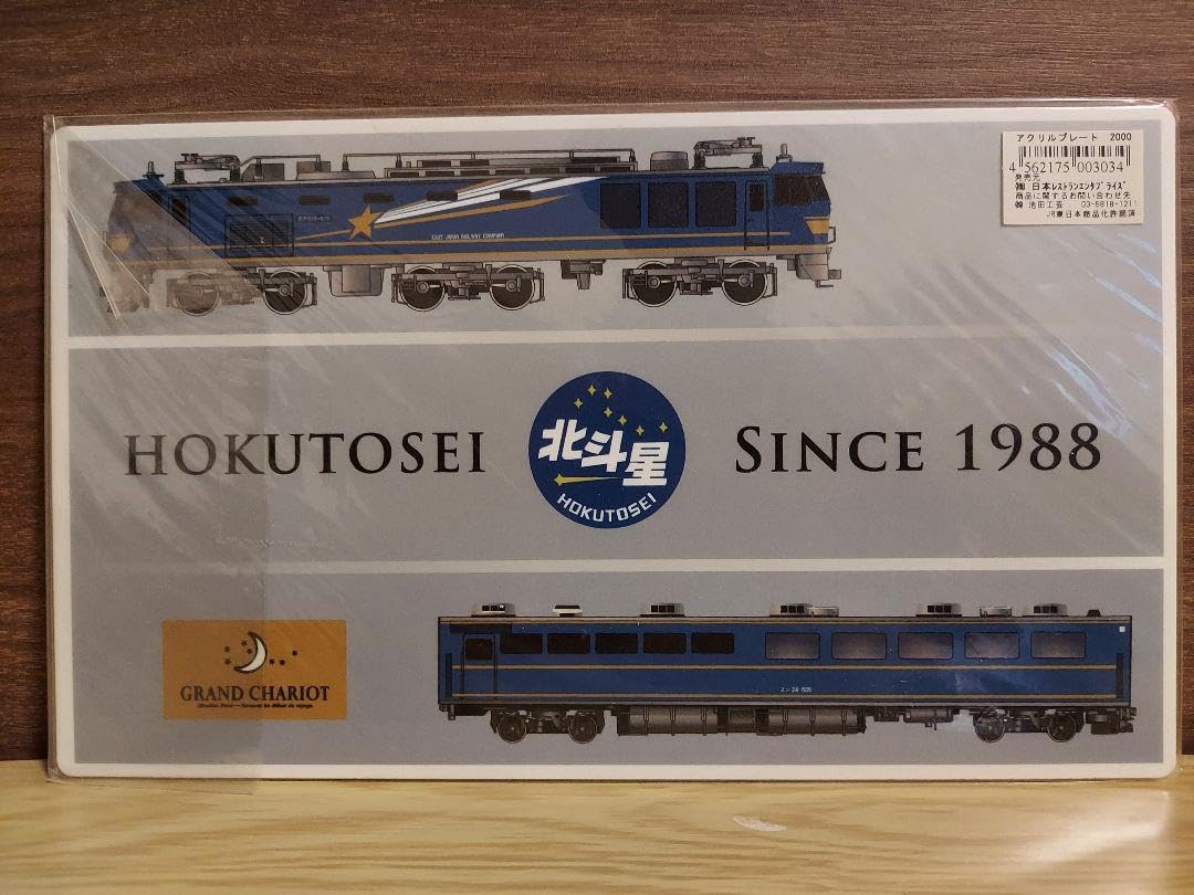 寝台列車「北斗星」の鉄製プレート（非売品？） 寝台列車「北斗星」の鉄製プレート（非売品？） 【公式通販】