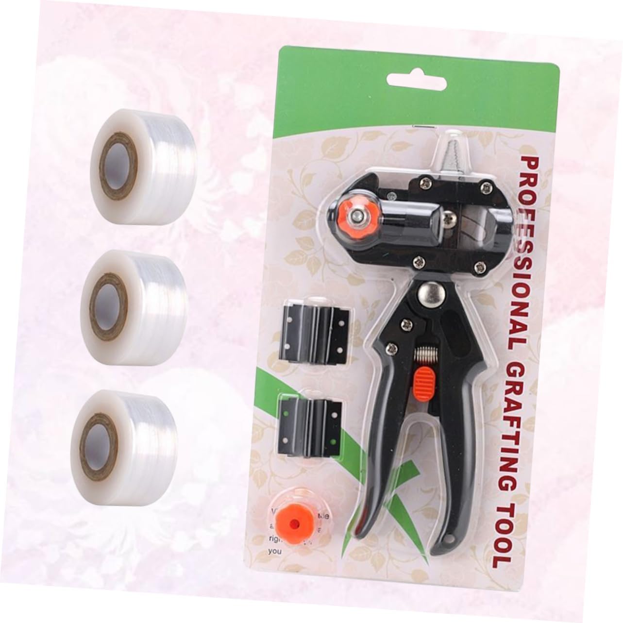 VICASKY 3pcs Grafting Shears Pruner Multi Function Bud Cutter for Fruit Trees Style Gardening Tool with Tapes Durable and Easy to Use for Efficient Grafting and Trimming