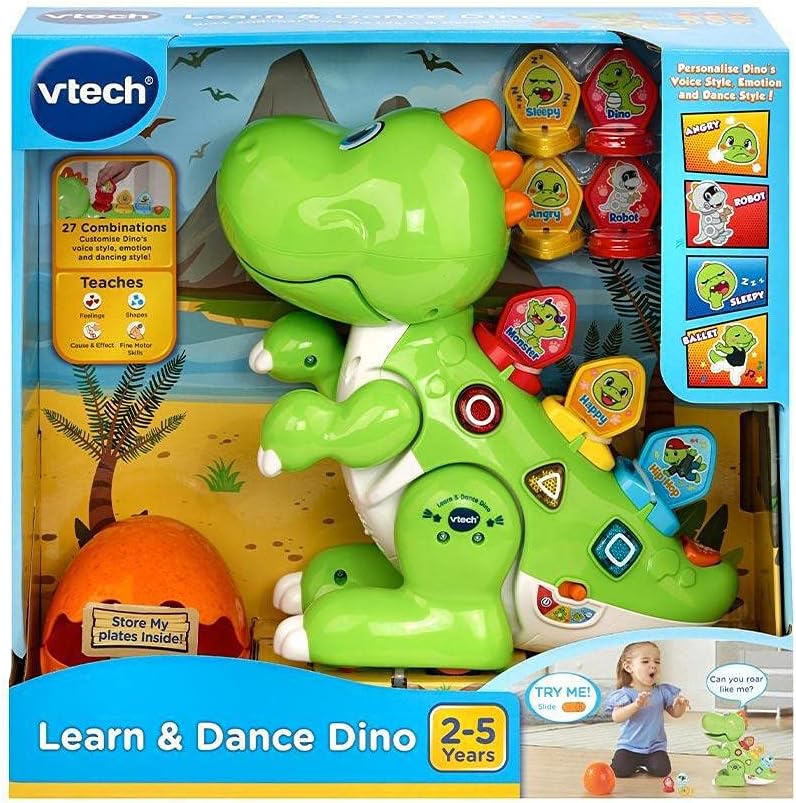 Learn & Dance Dino, Multi-Colour, Vt80-518703