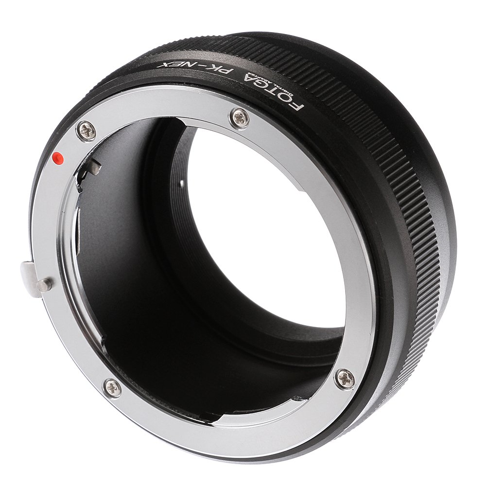 Fotga PK a NEX K obiettivo a E-Mount NEX3 5 N 5R 5 C NEX7 NEX6 anello adattatore per Alpha A7 A7R A7II A7SII A7RII A7III A7RIII A7SIII A9 A6500 A6300 A6000 A5100 A5000 A3500