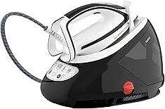 Tefal GV9550 Pro Express Ultimate Dampfbügelstation, leistungsstarker 8-Bar-Druck, Dampfstoß: 520 g/Min., 1,9 L Wassertank, abnehmbarer Antikalk-Kollektor, Anti-Tropf-System, 5 Einstellungen