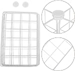 Metal Chest Freezer Dividers 6-Compartment Wire Mesh Organizer, Deep Freezer Storage Partition for