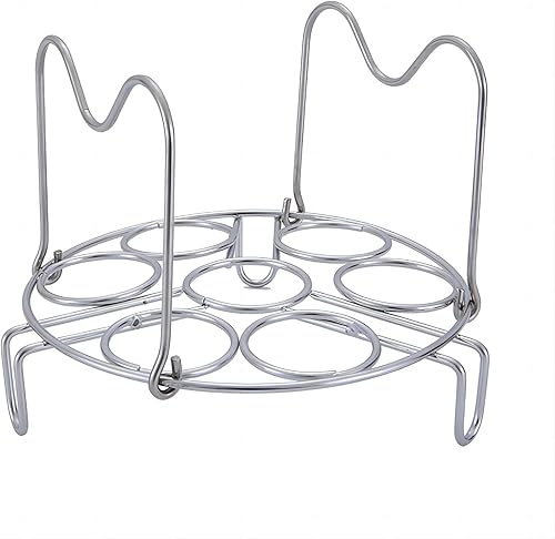 Miniatura 9 de Salvamanteles apilable multiusos con asas de silicona resistentes al calor, compatible con accesorios de olla a presión, 6 cuartos de galón  8