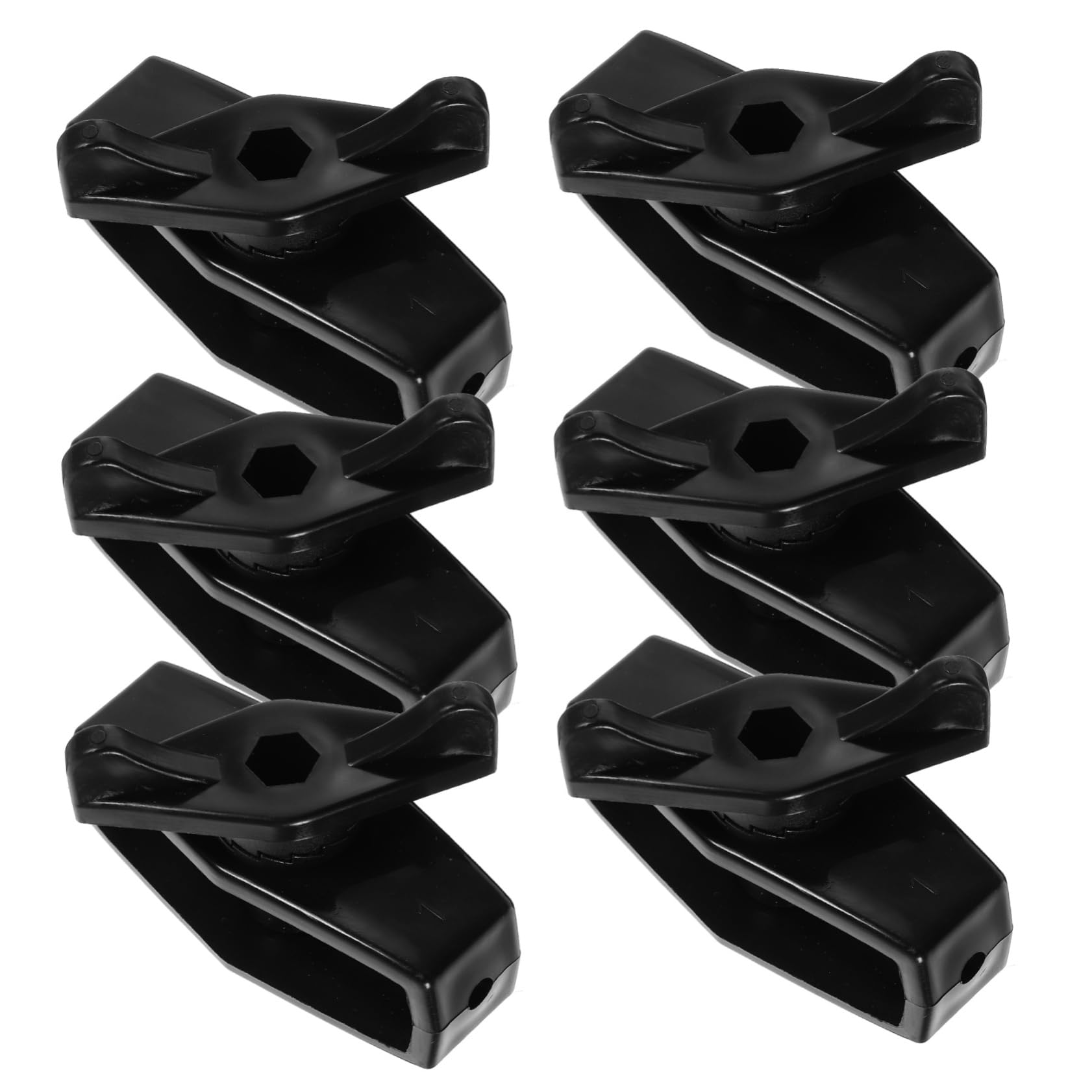 Hemobllo 5 Set Tenditore Per Recinzione Tenditore Cavo Di Sicurezza Fune Tensione Auto Recinzione Elettrica Batteria Ancora Laccio Fascette Asta Di Filo 6 pezzi*5