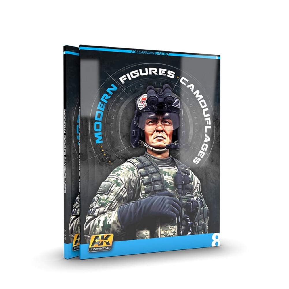 AK Interactive Learning Series book #8 ~ Modern Military Figures and Camouflages