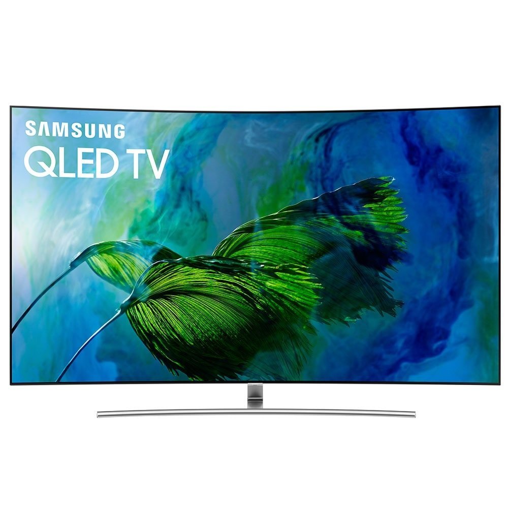 Smart TV Curve QLED Samsung 65" QN65Q8CAMGXZD Q8C 4K UHD HDR1500 Wi-Fi 4 HDMI 3 USB