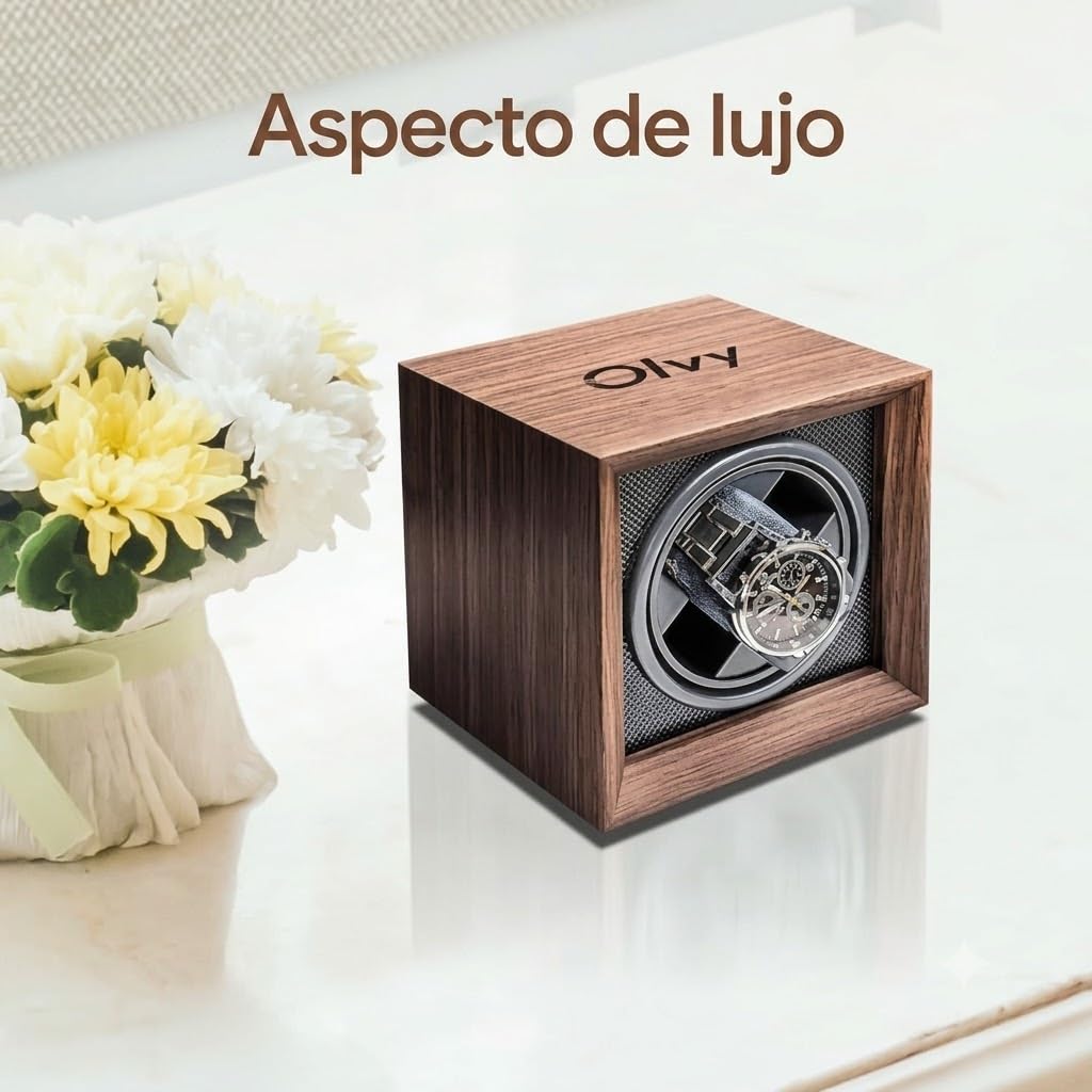 Olvy Cargador de reloj para relojes, motor extremadamente silencioso, cojín flexible para relojes