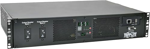 Miniatura 3 de Tripp Lite PDU monofásico ATSconmutado de 3.2-3.8kW, interfaz de plataforma LX, salidas de 200-240V (8 C13 y 2 C19), 2 C20, cable de 12 pies,