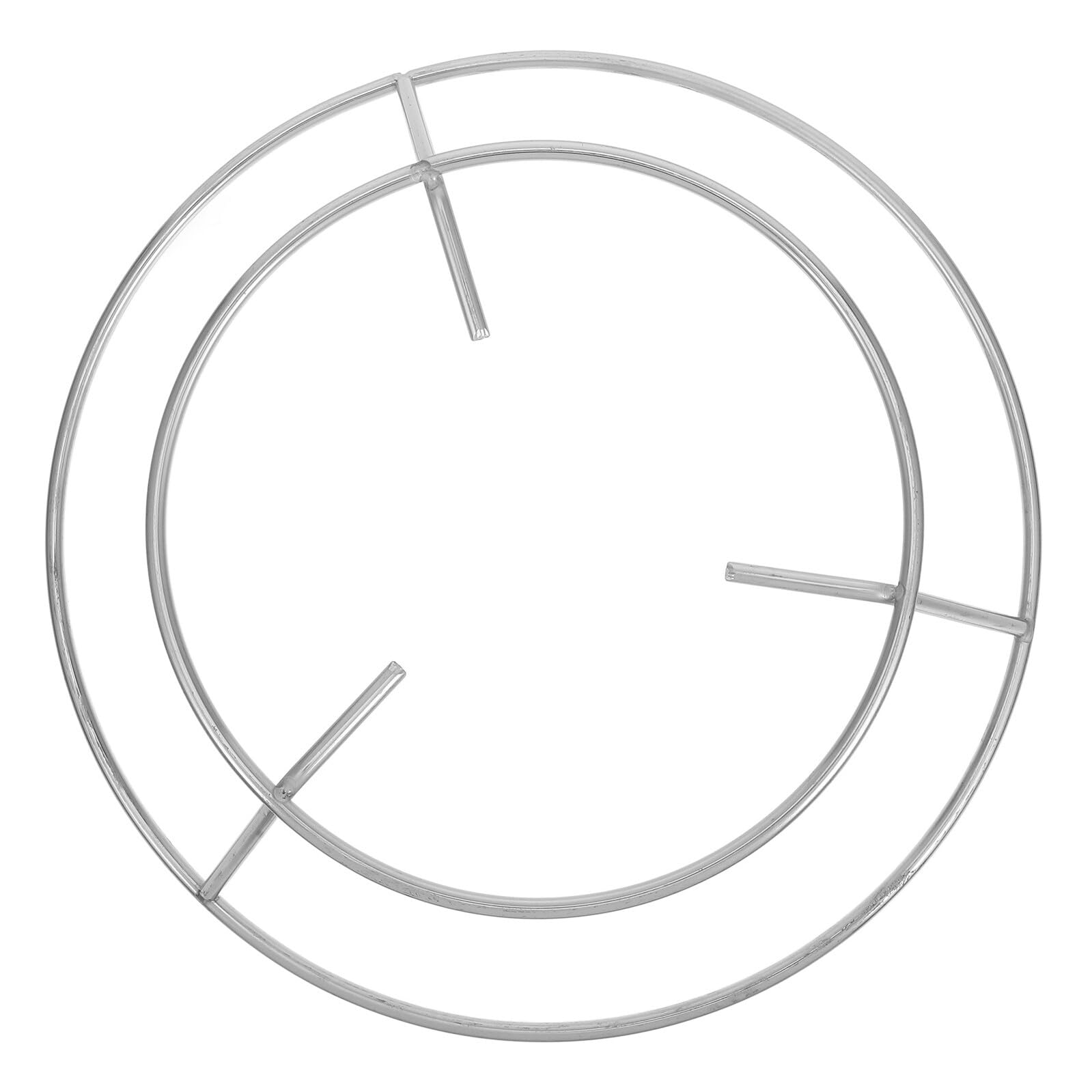 Homoyoyo Support Rond en Acier Inoxydable pour Camping Cuisine Extérieure Support Inférieur pour Chaudière et Robuste Stable et Multifonctionnel pour Cuisson Feu de Bois