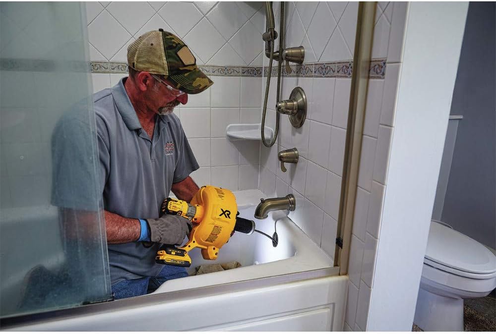 DEWALT 20V MAX XR Drain Snake Kit, Brushless (DCD200D1)