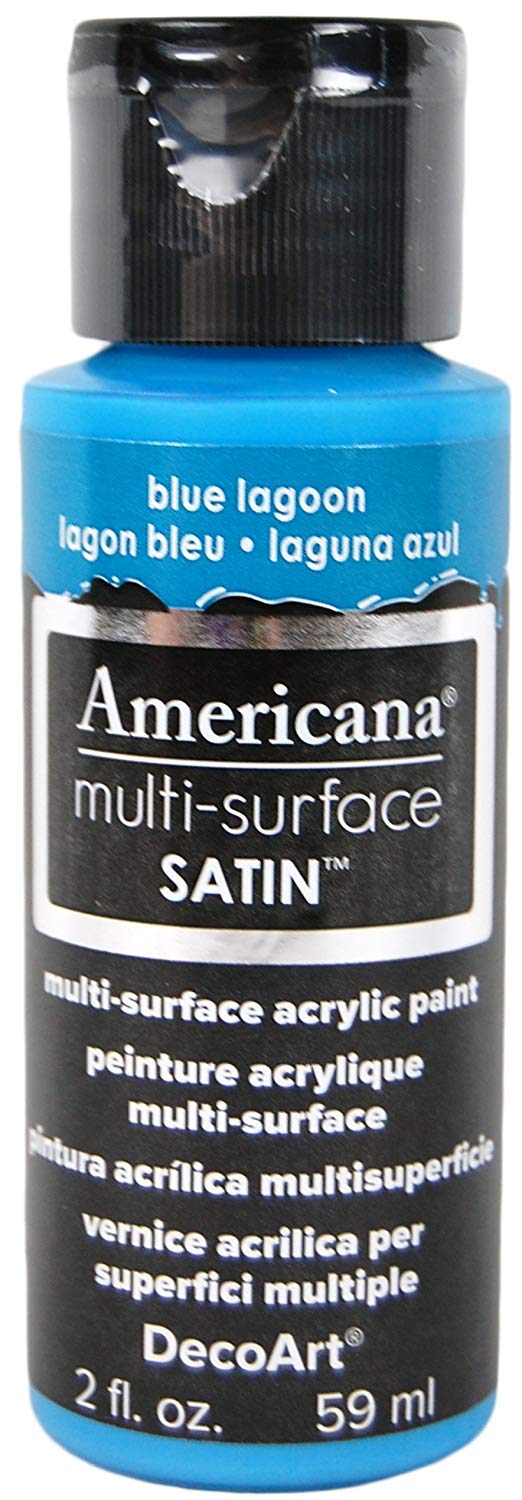 Decoart Blue Acrylics Multi-Purpose Paint, Lagoon Satin