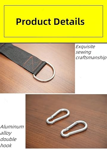 Miniatura 3 de Cinturón de levantamiento de pesas con cadena el cinturón de dominadas con peso cuenta con un diseño de cadena resistente para proporcionar apoyo