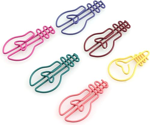 Paquete de 60 clips de papel divertidos con forma de corazón creativo, multicolor, ideal para coleccionistas, marcadores, soporte para documentos,