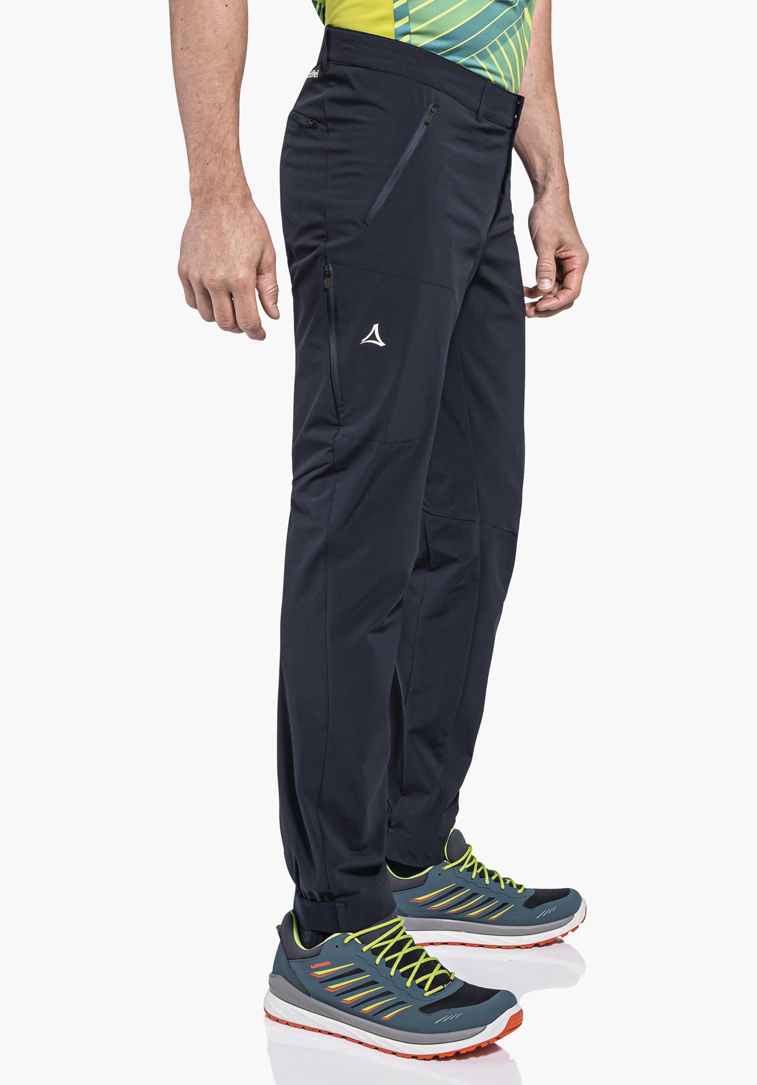 Schöffel Herren Pants Hestad M, robuste, schnell trocknende Outdoor Hose, Wanderhose mit bequemer Passform und vorgeformtem Knie